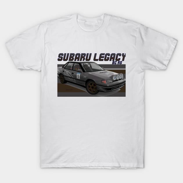 Subaru Legacy BC RS T-Shirt by PjesusArt